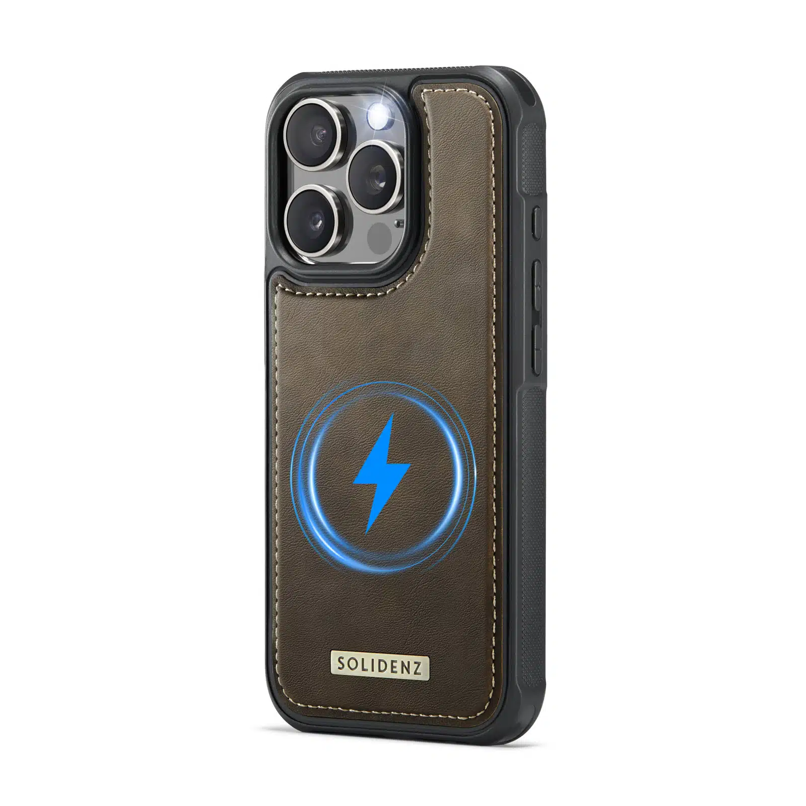 Solidenz -Backcover Wallet iPhone 16 Pro - MagSafe – Bruin - Afbeelding 3