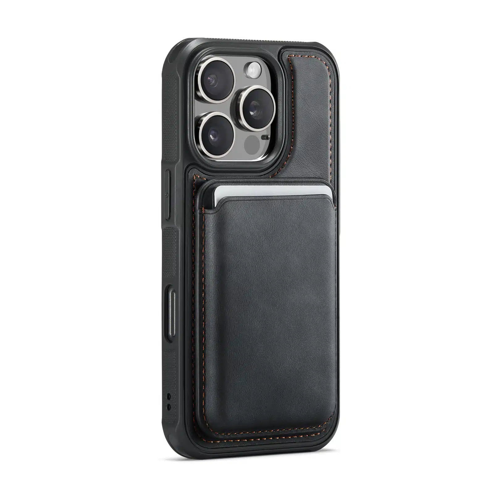 Solidenz - Backcover Wallet iPhone 16 Pro - MagSafe – Zwart - Afbeelding 6