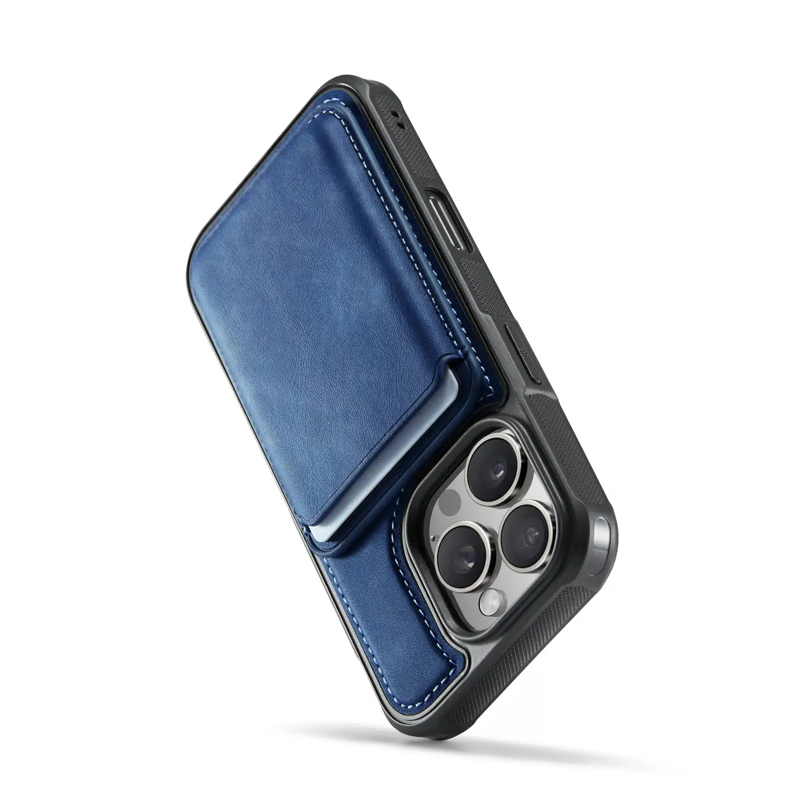 Solidenz - Backcover iPhone 16 Pro Max MagSafe - Wallet – Blauw - Afbeelding 4