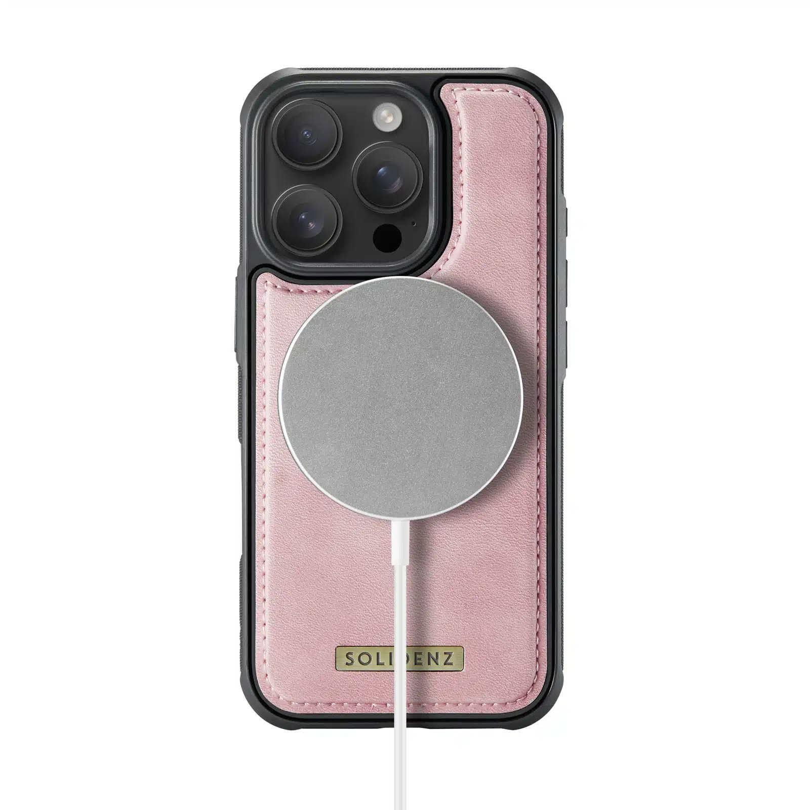 Solidenz - Backcover iPhone 16 Pro Max MagSafe - Wallet – Roze - Afbeelding 6