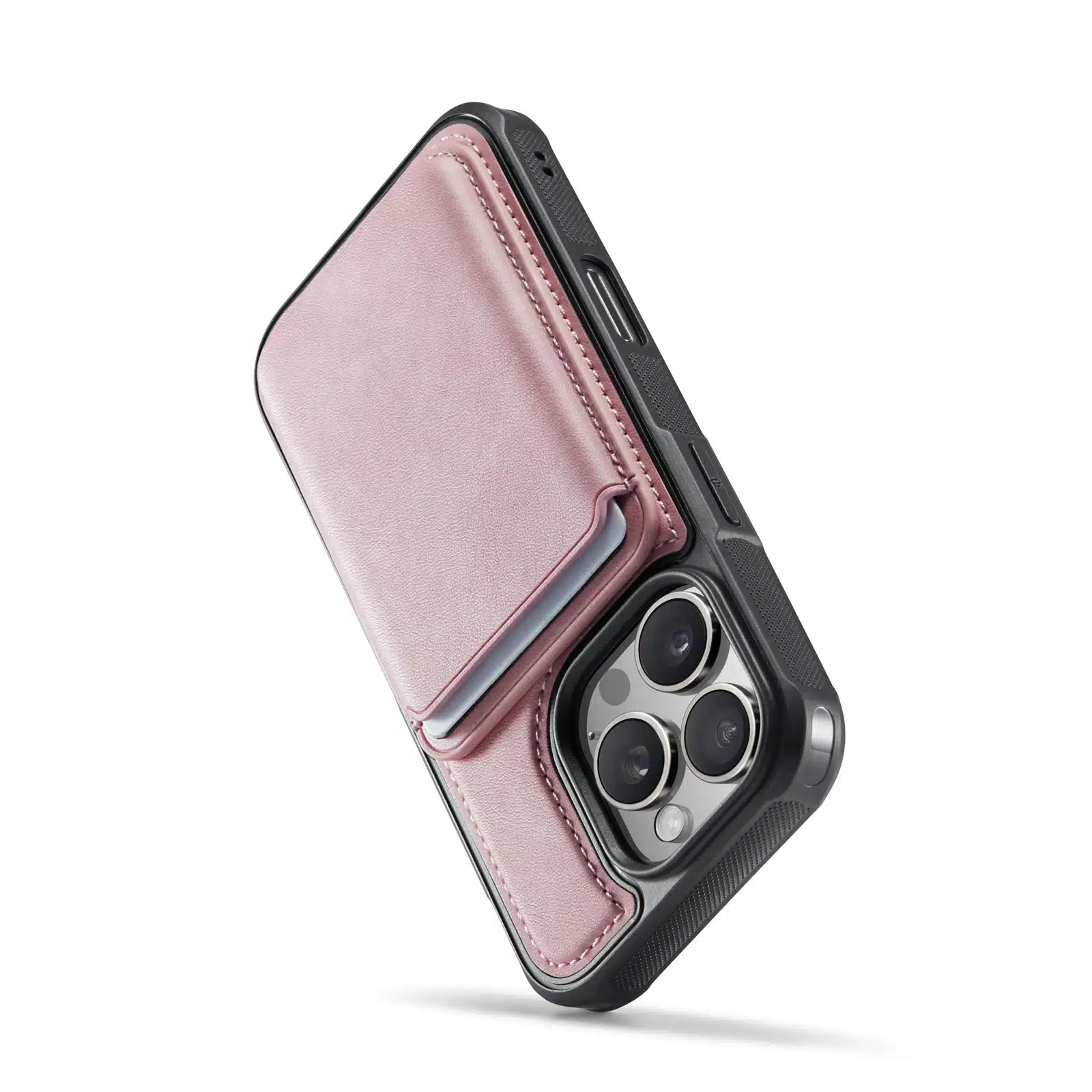 Solidenz - Backcover iPhone 16 Pro Max MagSafe - Wallet – Roze - Afbeelding 4