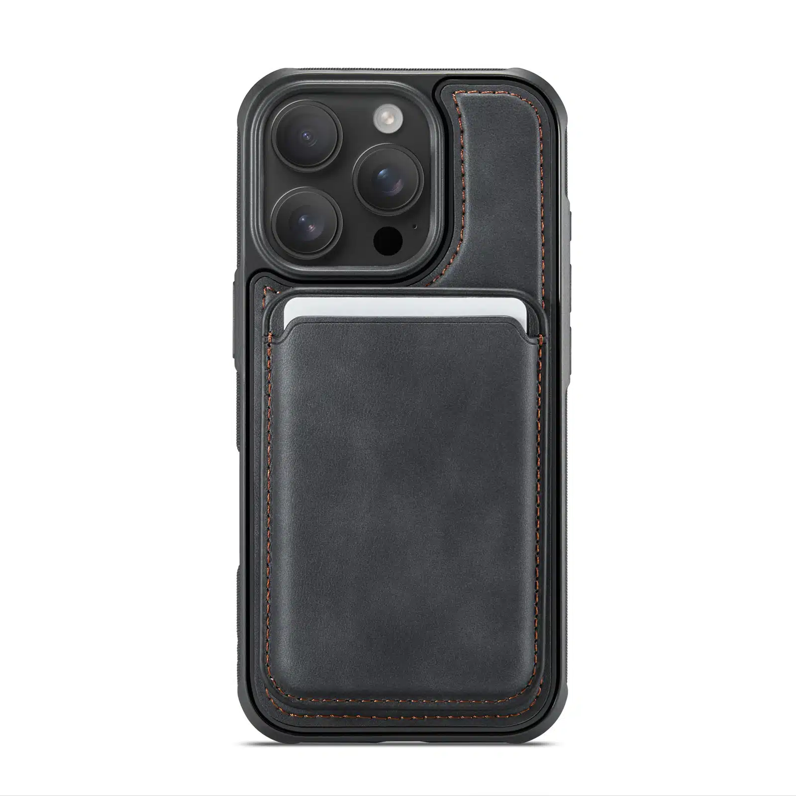Solidenz - Backcover iPhone 16 Pro Max MagSafe - Wallet – Zwart - Afbeelding 10
