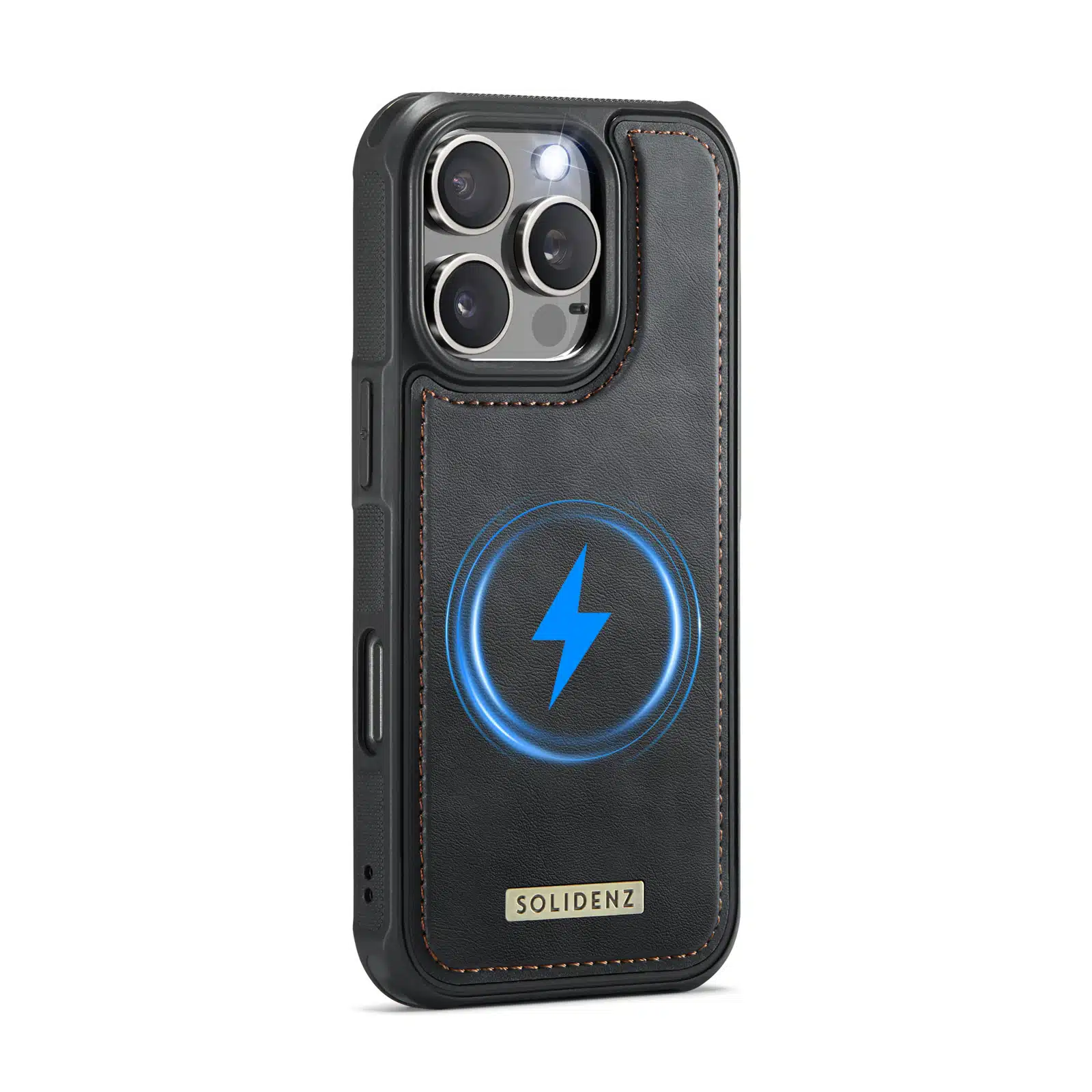 Solidenz - Backcover iPhone 16 Pro Max MagSafe - Wallet – Zwart - Afbeelding 9