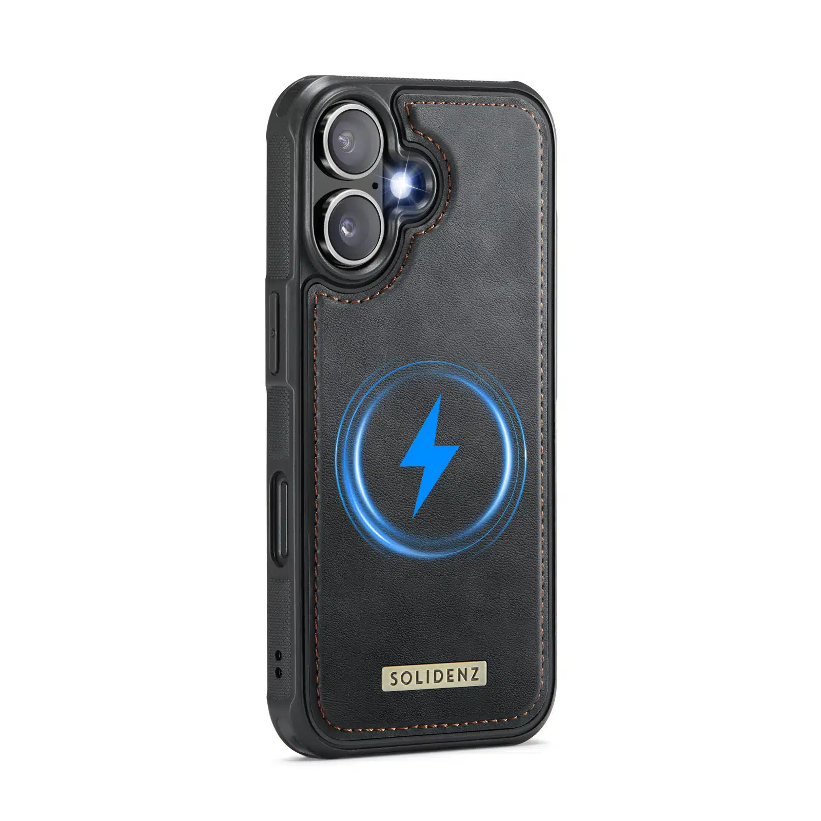 Solidenz - Backcover iPhone 16 - MagSafe - Wallet – Zwart - Afbeelding 8