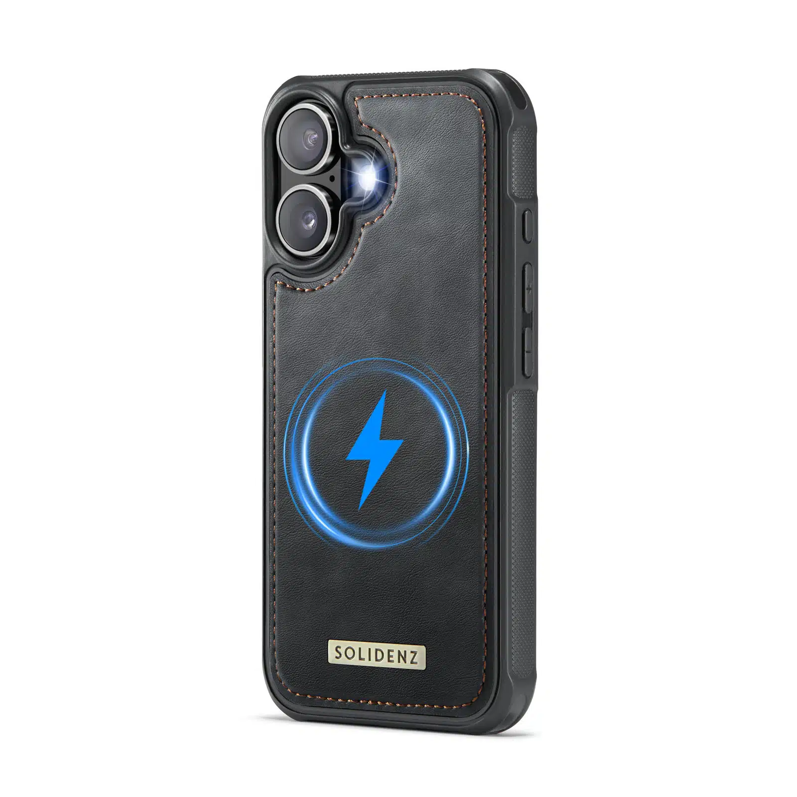 Solidenz - Backcover iPhone 16 - MagSafe - Wallet – Zwart - Afbeelding 3