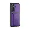 Solidenz – MagSafe Wallet Backcover Geschikt voor Samsung S24 Plus-S25 Plus – Paars - Thumbnail Image 2