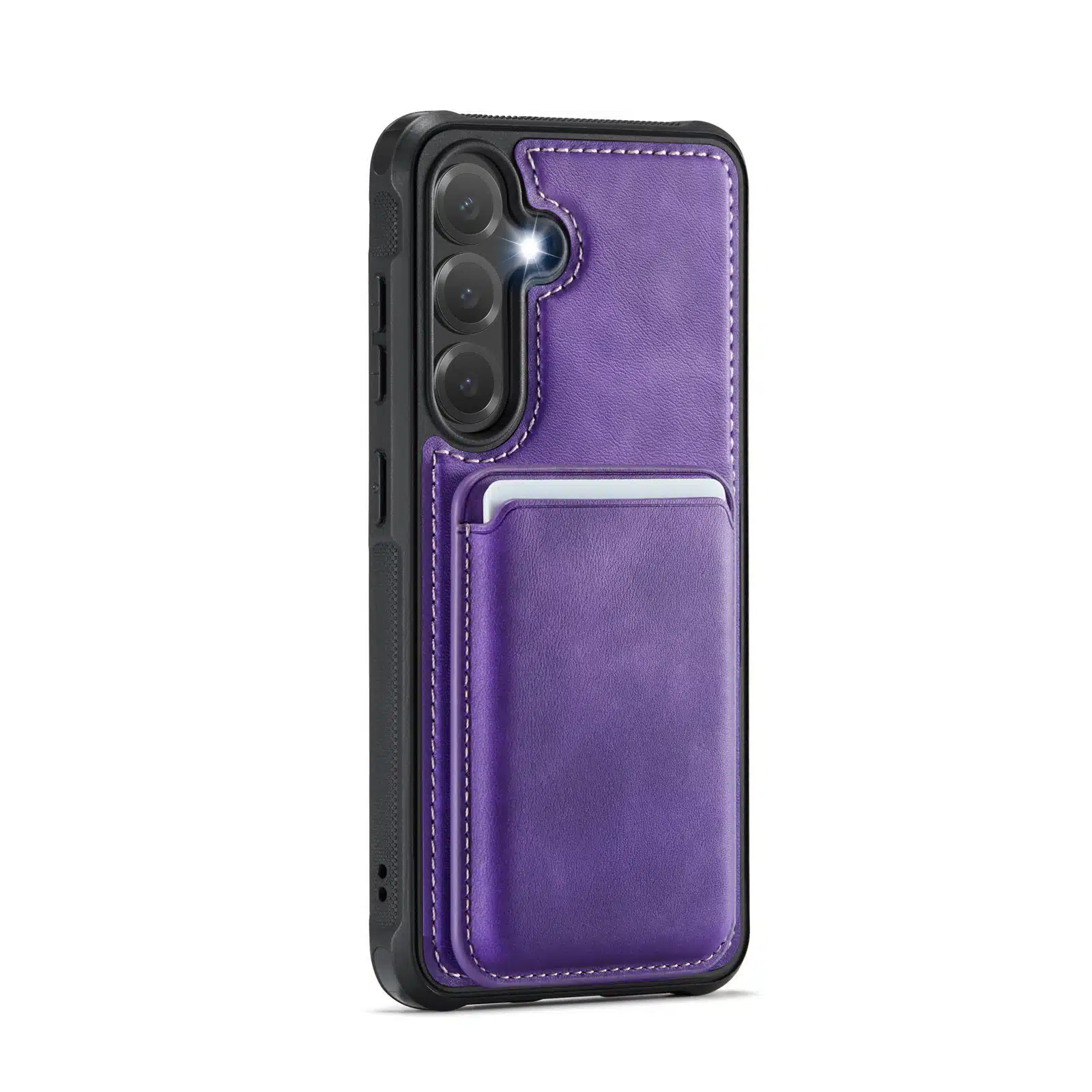 Solidenz – MagSafe Wallet Backcover Geschikt voor Samsung S24 Plus-S25 Plus – Paars - Afbeelding 2