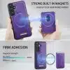 Solidenz – MagSafe Wallet Backcover Geschikt voor Samsung S24 Plus-S25 Plus – Paars - Thumbnail Image 7