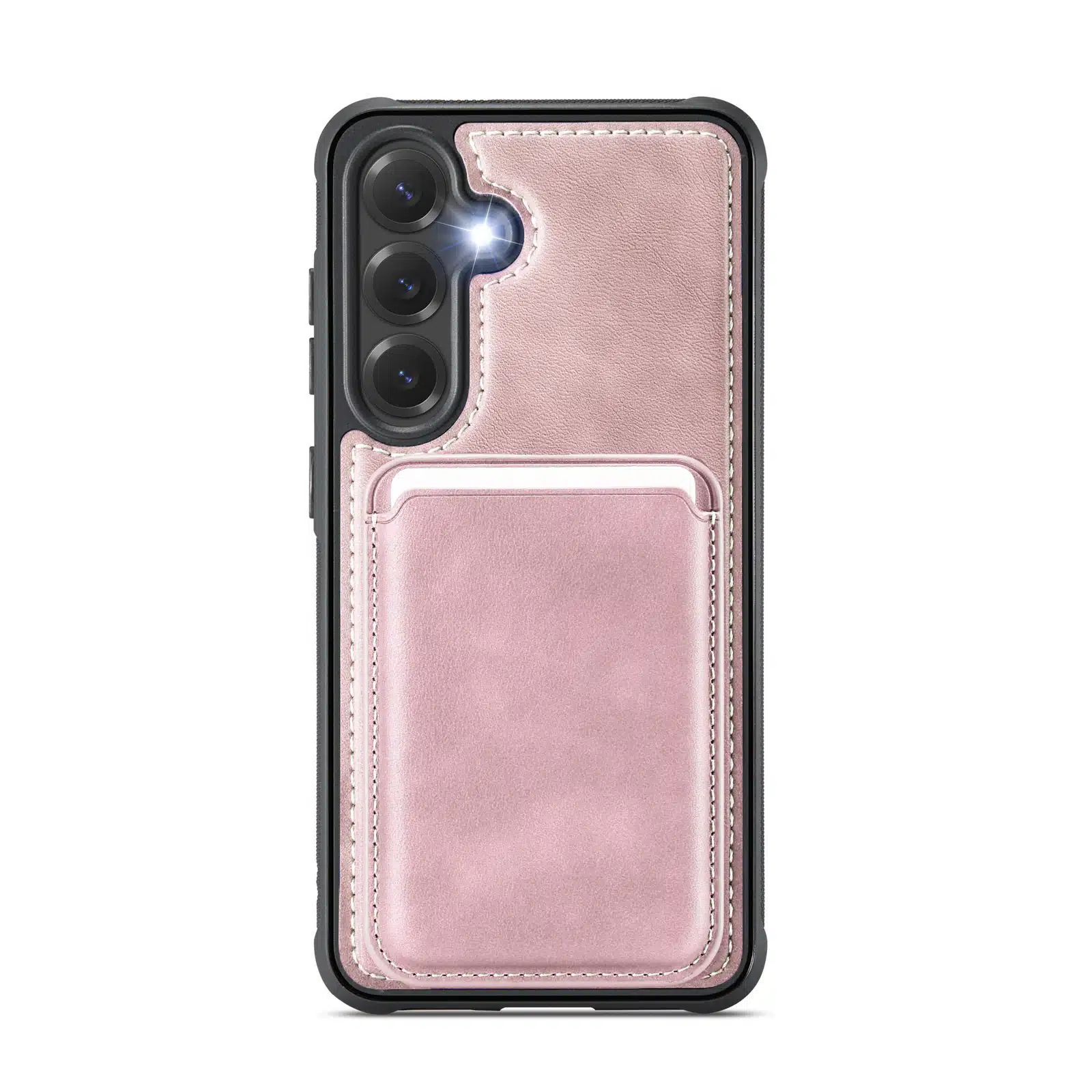 Solidenz - MagSafe Wallet Backcover Geschikt voor Samsung S24 Plus-S25 Plus - Roze - Afbeelding 3