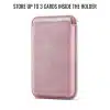 Solidenz - MagSafe Wallet Backcover Geschikt voor Samsung S24 Plus-S25 Plus - Roze - Thumbnail Image 7