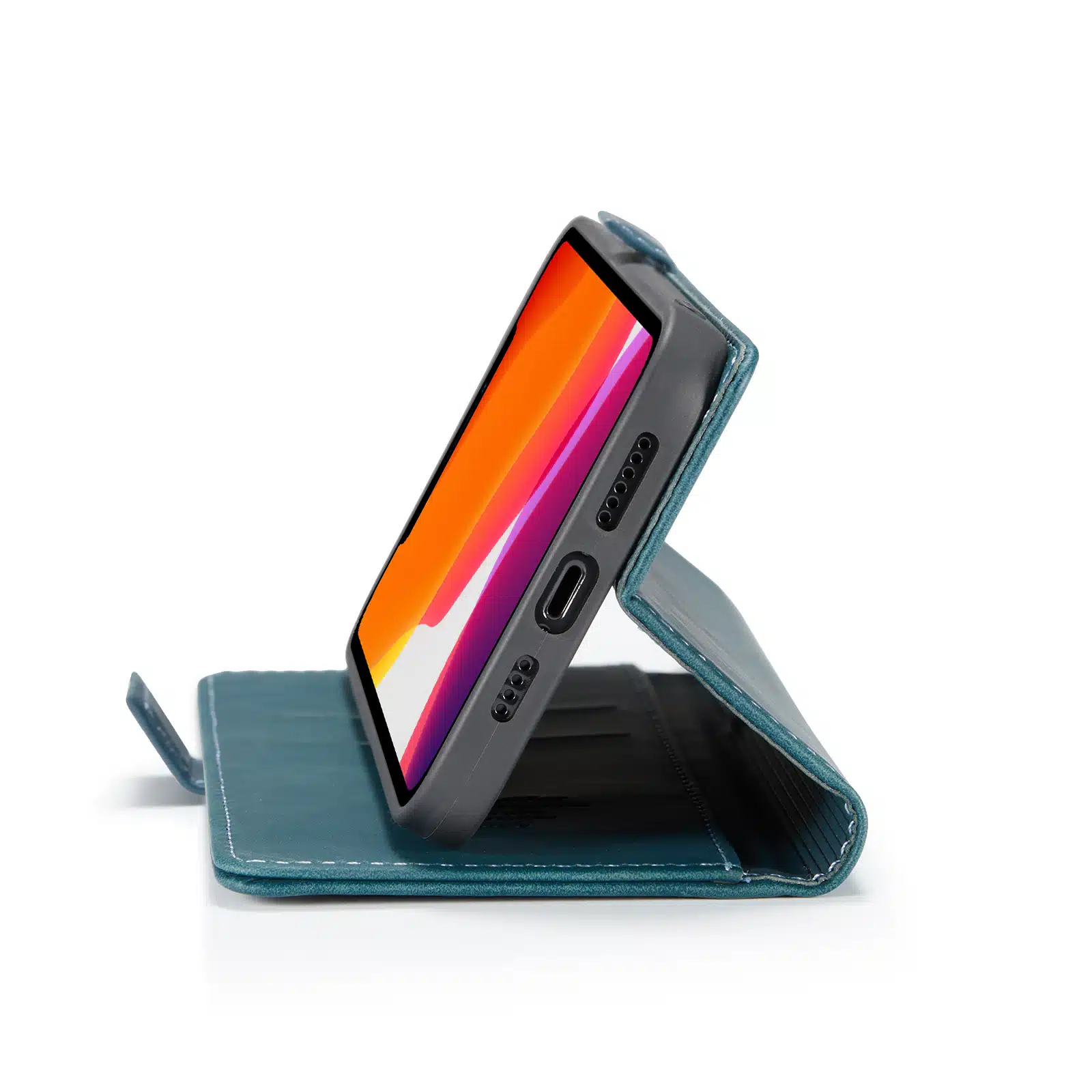 Solidenz - Urban Bookcase iPhone 14 – 13 Blauw - Afbeelding 7