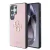 Guess - Backcover - S25 Ultra Backcover - Grained - Big 4G Logo - Roze - Thumbnail Image 1