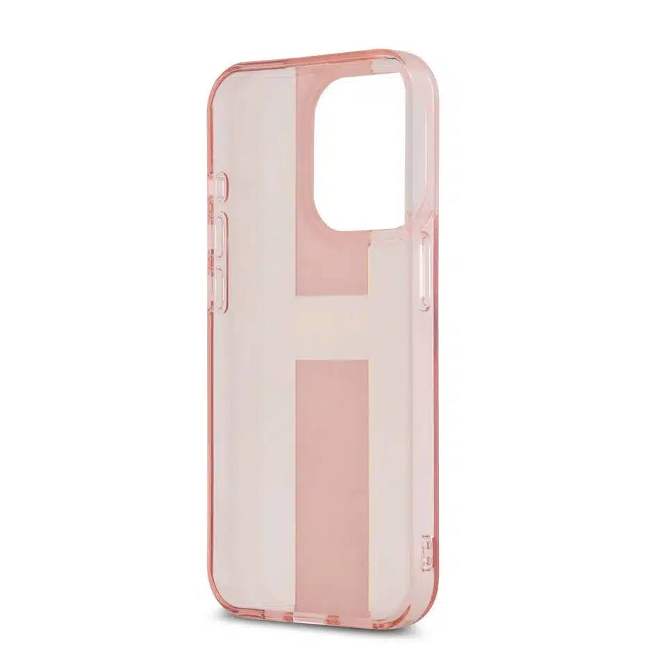 Guess - Backcover iPhone 16 Pro Max - IML 4G Stripe - Roze - Afbeelding 6