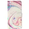 Cityhoesje-Samsung S25 Ultra-Bookcase Print-Marmer Galaxy-2-Cityhoesje.nl