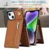 Fashion-Portemonnee-hoesje-met-koord-iPhone-13-Bruin-4
