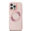Guess - Backcover iPhone 16 Pro - Magsafe IML flowers wreath - Roze - Thumbnail Image 3