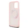 Guess - Backcover iPhone 16 Pro - Magsafe IML flowers wreath - Roze - Thumbnail Image 7