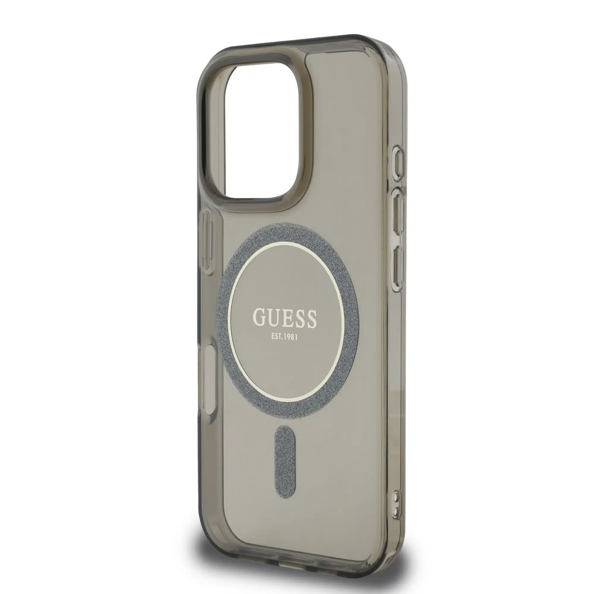 Guess - Backcover iPhone 16 Pro - Magsafe IML - Zwart - Afbeelding 4