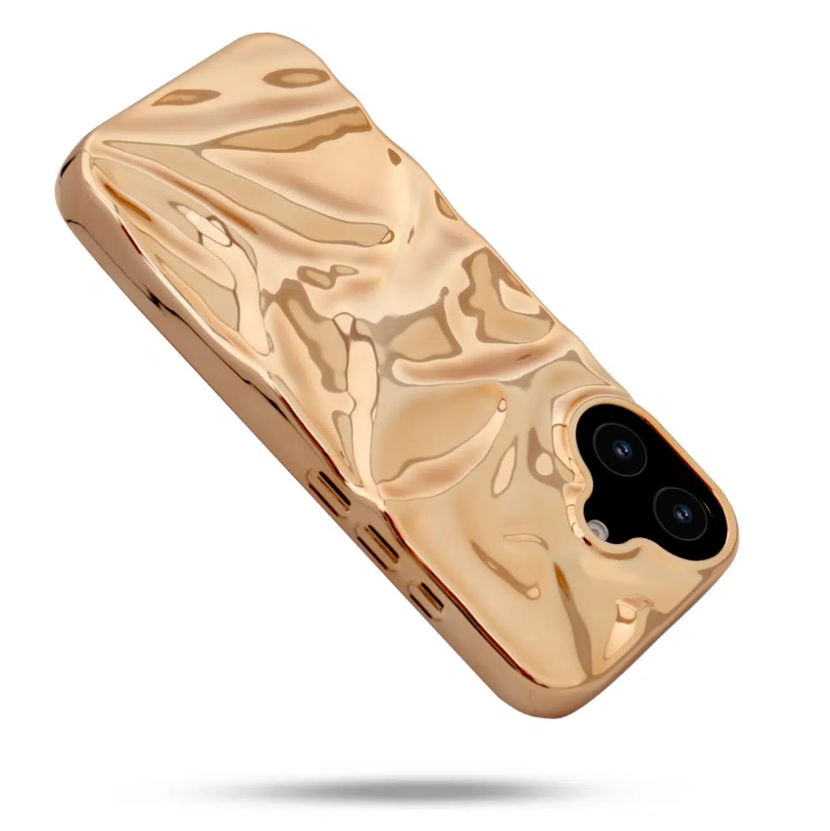 Casemania Curved Glossy Case - iPhone 16 - Goud-2-Cityhoesje.nl