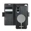 Solidenz - 2 in 1 MagSafe Bookcase Geschikt voor Samsung Galaxy S25 Edge – Zwart - Thumbnail Image 1