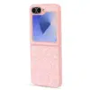 Casemania-3D Diamond Backcoveer-Samsung Z Flip 7-Roze-4