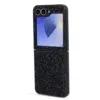 Casemania-3D Diamond Backcoveer-Samsung Z Flip 7-Zwart-4
