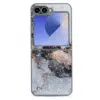 Casemania Marmer Glitter Backcover-Samsung-Z Flip 7-Grijs-1