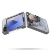Casemania Marmer Glitter Backcover-Samsung-Z Flip 7-Grijs-3