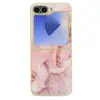 Casemania-Marmer-Glitter-Backcover-Samsung-Z-Flip-7-Roze-1