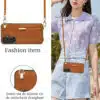 Solidenz-Fashion-Portemonnee-hoesje-met-koord-Samsung-Galaxy-A56-A36-A26-Bruin-3