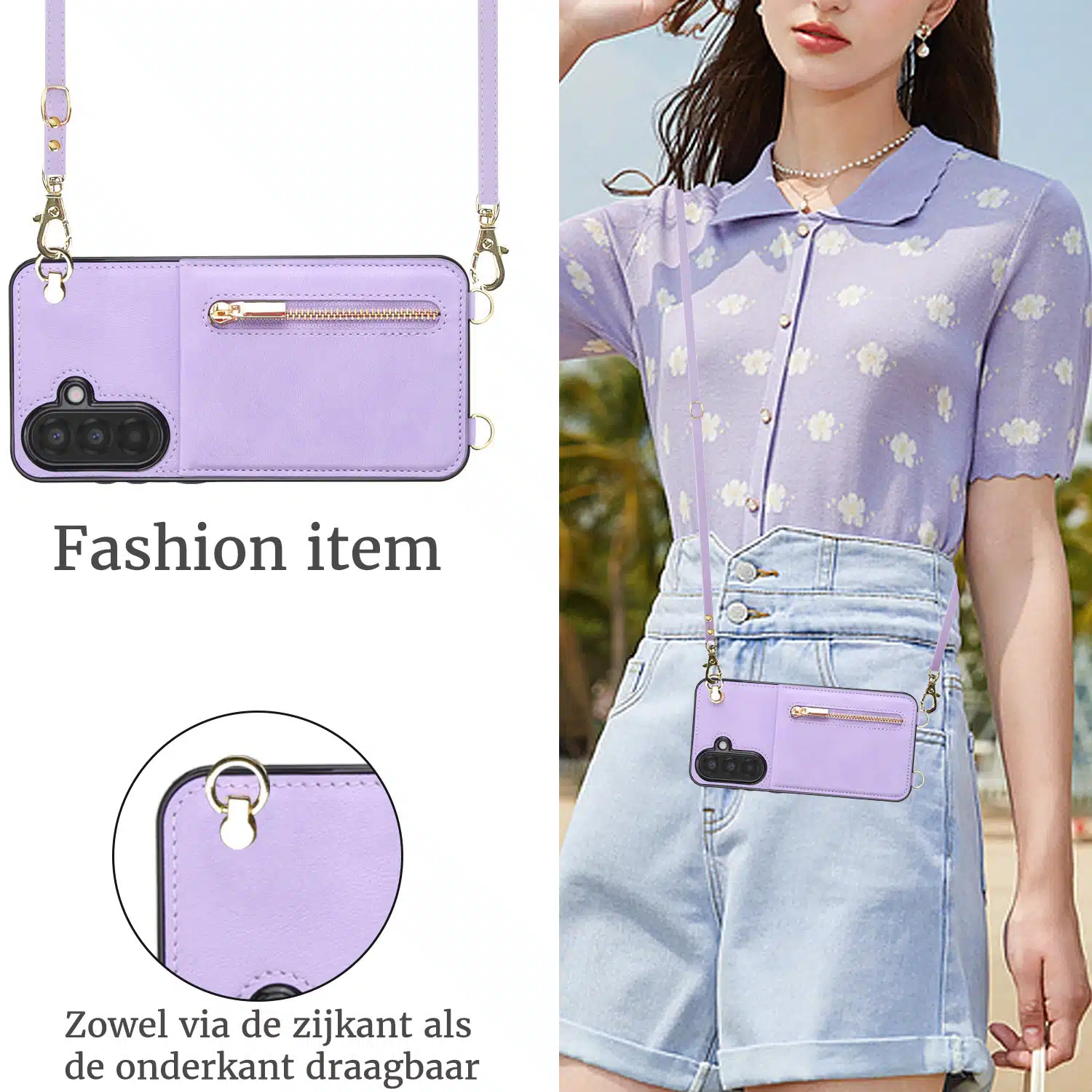 Solidenz-Fashion-Portemonnee-hoesje-met-koord-Samsung-Galaxy-A56-Violet-3 - kopie