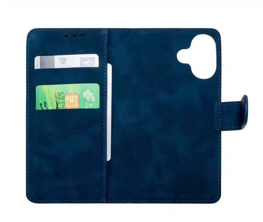 Cityhoesje-Bookcase-2 in 1 Magsafe-iPhone 17-Blauw - Afbeelding 3
