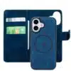 Cityhoesje-Bookcase-2 in 1 Magsafe-iPhone 17-Blauw - Thumbnail Image 4