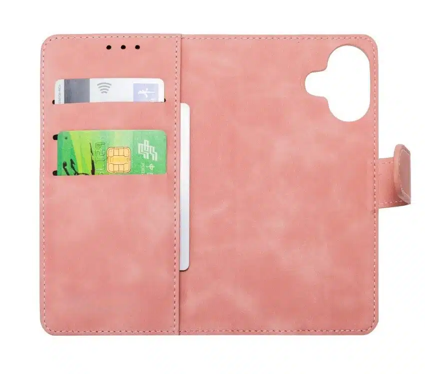 Cityhoesje-Bookcase-2 in 1 Magsafe-iPhone 17-Roze - Afbeelding 4