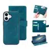 Cityhoesje-Bookcase-2 in 1 Magsafe-iPhone 17-Groen - Thumbnail Image 1