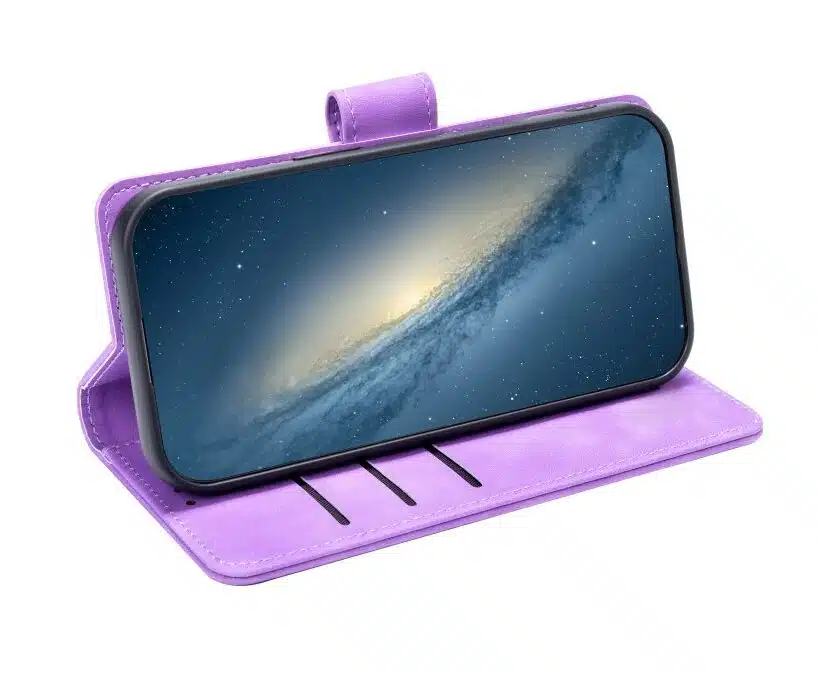 Cityhoesje-Bookcase-2 in 1 Magsafe-iPhone 17-Paars - Afbeelding 6
