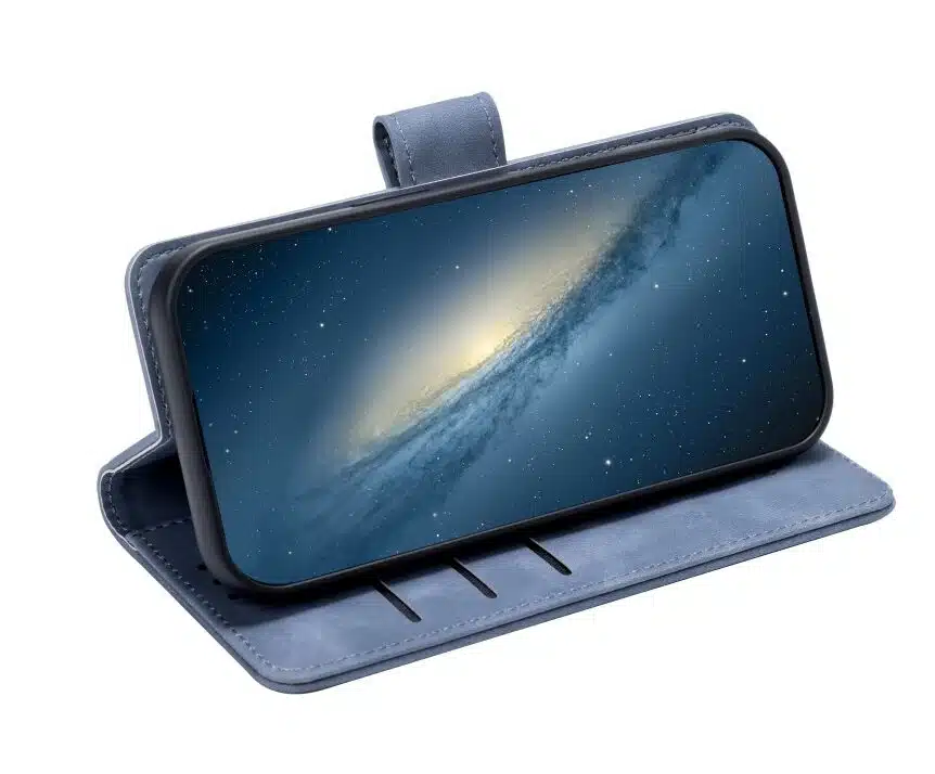 Cityhoesje-Bookcase- 2 in 1 Magsafe-iPhone 17-Grijs - Afbeelding 3