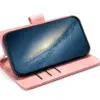 CaseMania –iphone 17 Pro–2in1-Magsafe- BookCase – Pasjeshouder-Roze-5-Cityhoesje.nl