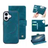 CaseMania –iphone 17–2in1-Magsafe- BookCase – Pasjeshouder-Groen-1-Cityhoesje.nl