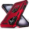 Cityhoesje-Backcover-iPhone 17-Armor Kickstand-Ring-Rood - Thumbnail Image 1