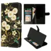 Samsung A17 -Bookcase Print- Bloemen Geel-1-Cityhoesje.nl