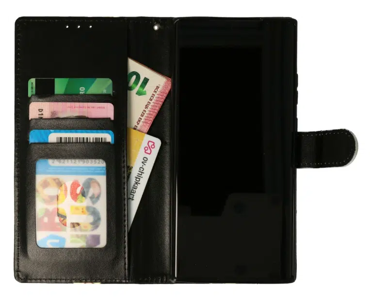 Samsung A17-Bookcase Print-Bloemen Vintage-3-Cityhoesje.nl