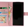Samsung A17-Bookcase Print-Bloemen en Vlinders-3-Cityhoesje.nl
