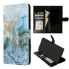 Samsung A17-Bookcase Print-Marmer Blauw-1-Cityhoesje.nl