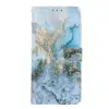 Samsung A17-Bookcase Print-Marmer Blauw-2-Cityhoesje.nl