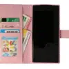 Samsung A17-Bookcase Print-Marmer Paars-3-Cityhoesje.nl