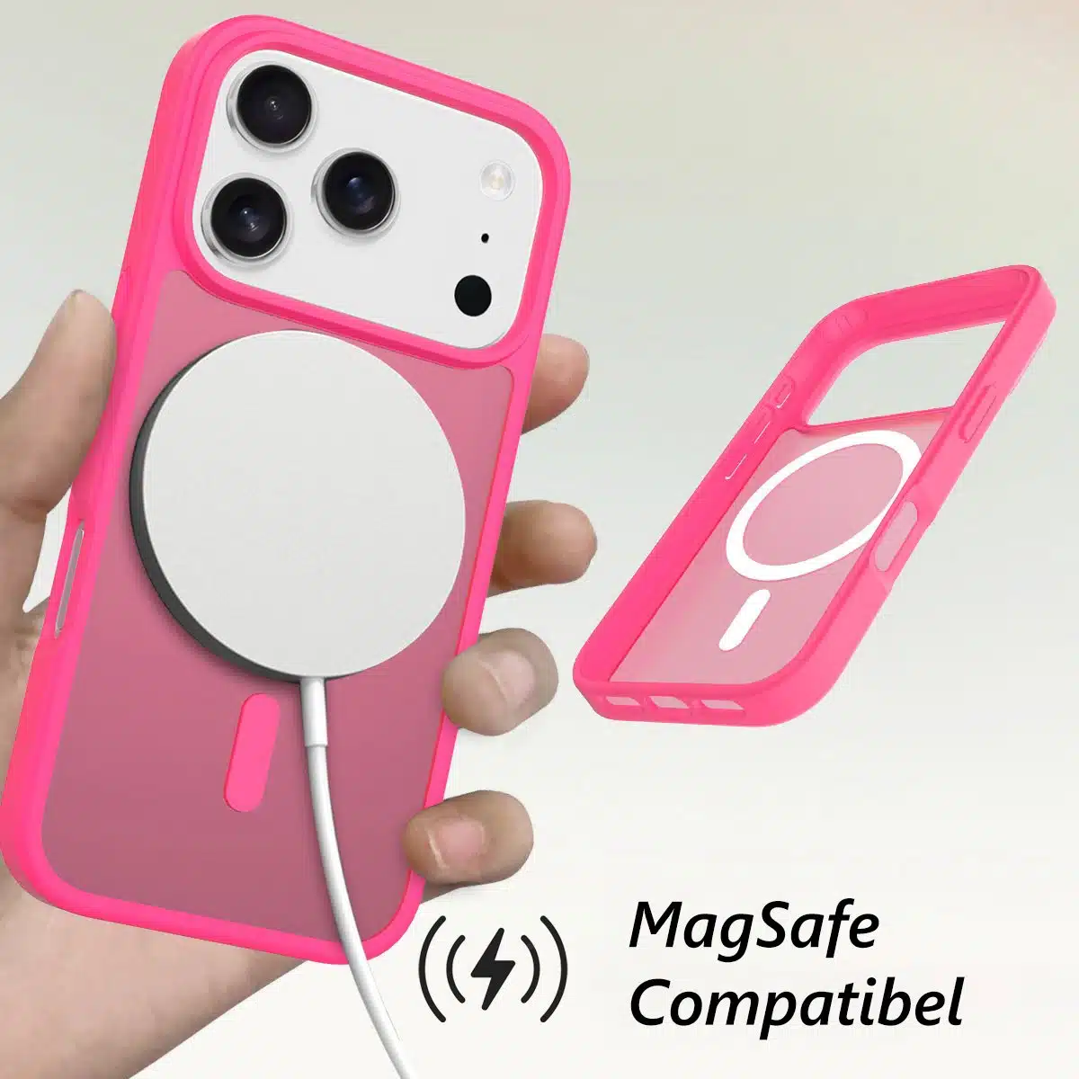 Solidenz-Backcover-FrostMag-iPhone 17 Pro Max-18 Pro Max-Roze - Afbeelding 3