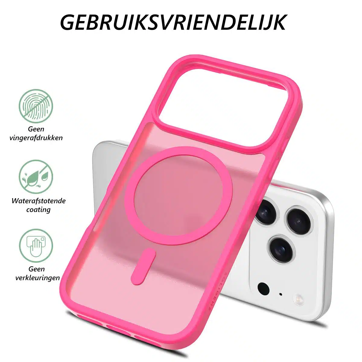 Solidenz-Backcover-FrostMag-iPhone 17 Pro Max-18 Pro Max-Roze - Afbeelding 5
