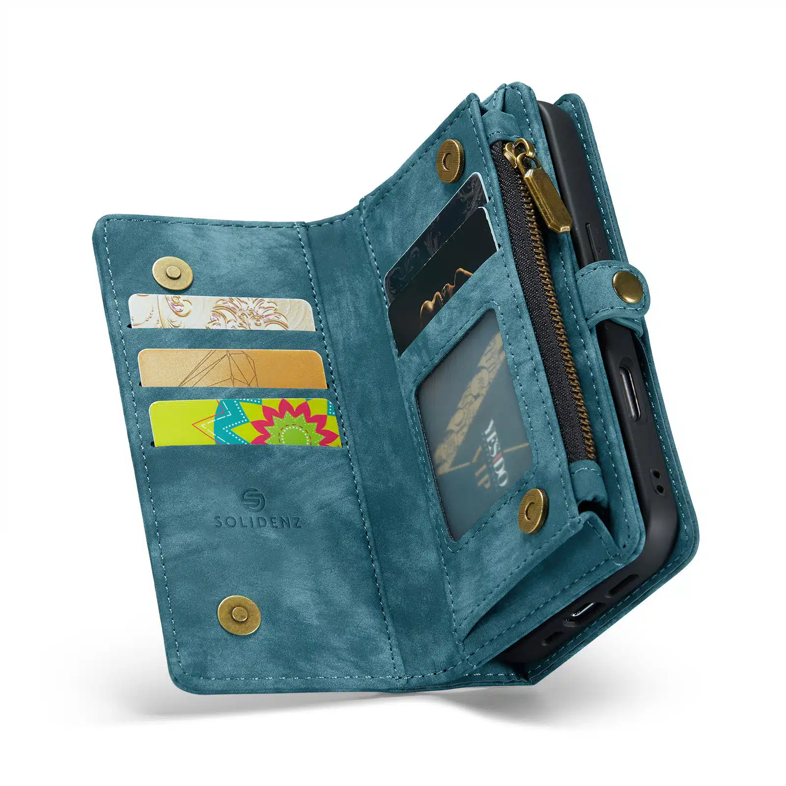iPhone-17 Air-Solidenz-Urban-Wallet-hoesje-Blauw-2-Cityhoesje.nl