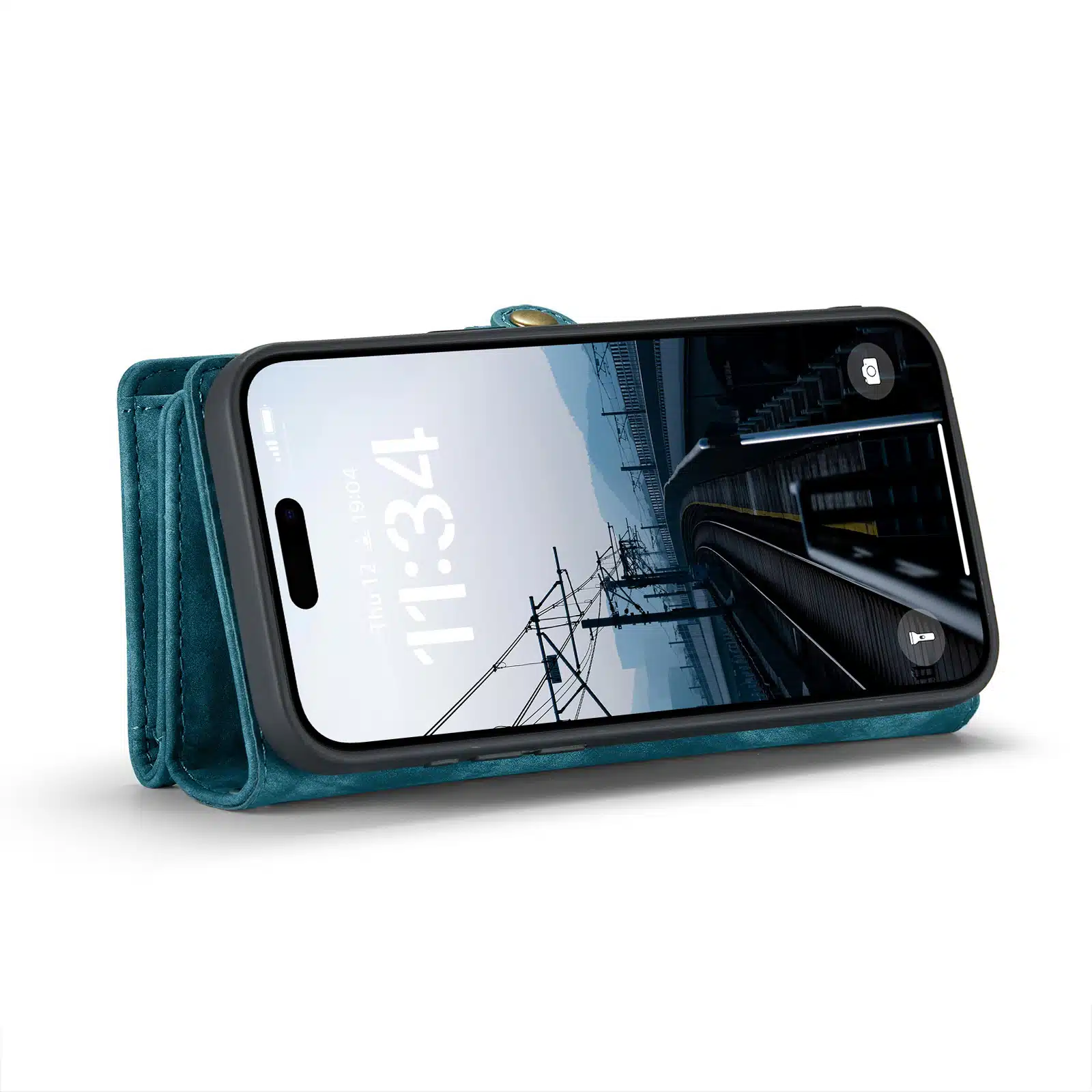 iPhone-17 Air-Solidenz-Urban-Wallet-hoesje-Blauw-5-Cityhoesje.nl